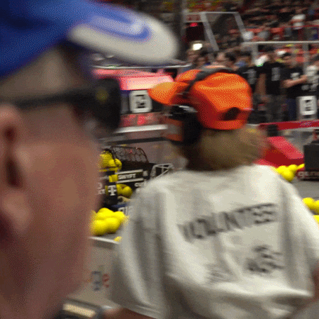 GIF of my team completing a cycle at the FIRST in Texas FRC State Championship